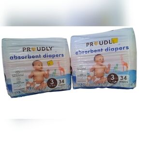 Proudly Absorbent Diapers SIZE 3